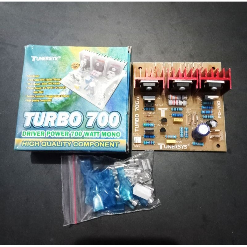 TURBO 700 Driver Power 700W Mono By TUNERSYS