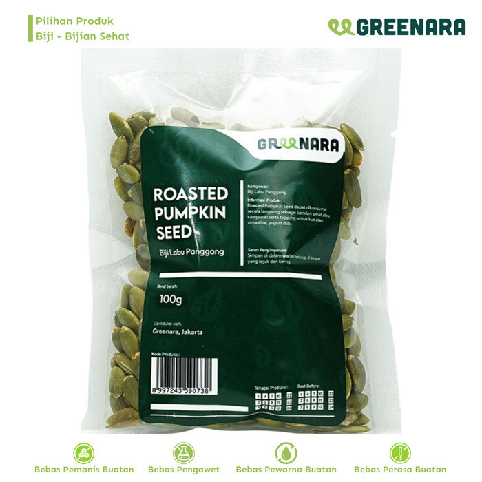 

HEMAT! Biji Labu Panggang 100gr / Roasted Pumpkin Seed