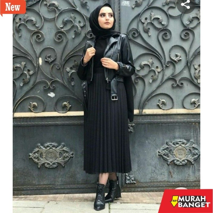jaket kulit wanita hijab Mantel Kulit Antik Wanita 2020 Baru Longgar Hitam Pu Jaket Wanita Single Br