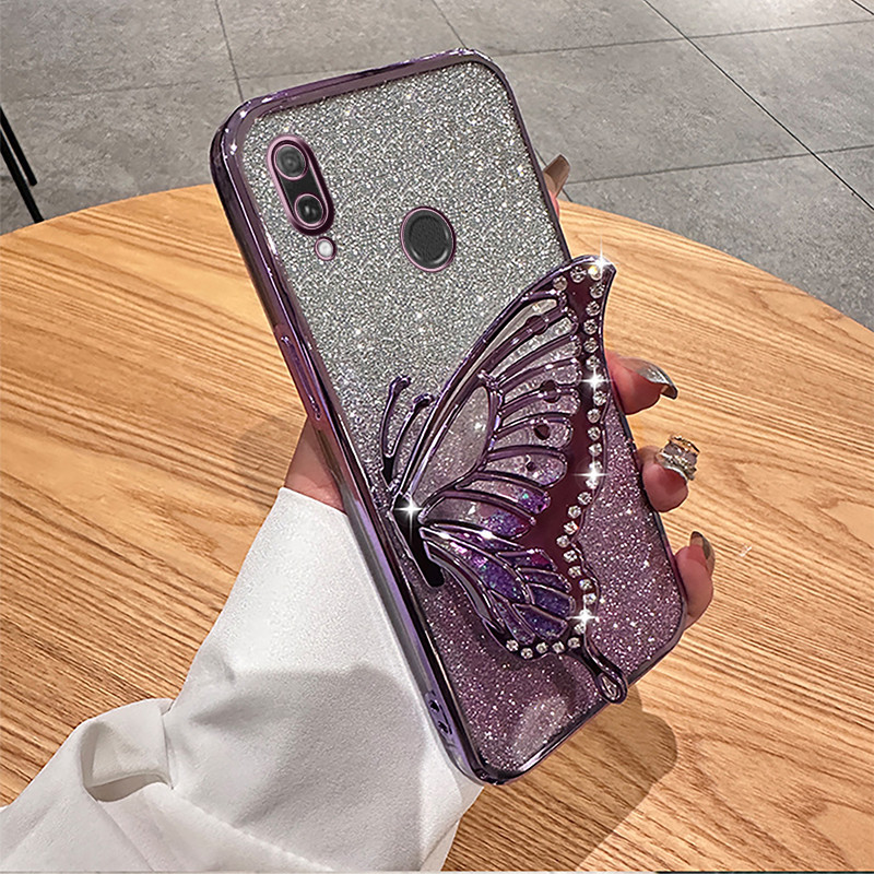 Casing HP Huawei Y6P Y7 2019 Y7 Prime 2019 Y7 Pro 2019 Y7A Y8P Y9 Prime Y9s berlian mengkilap Cairan