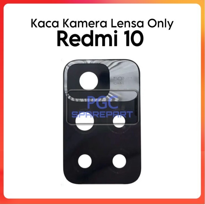 Ring Kaca Lensa Kamera Belakang Redmi 10 21061119AG - Kaca Kamera ONLY