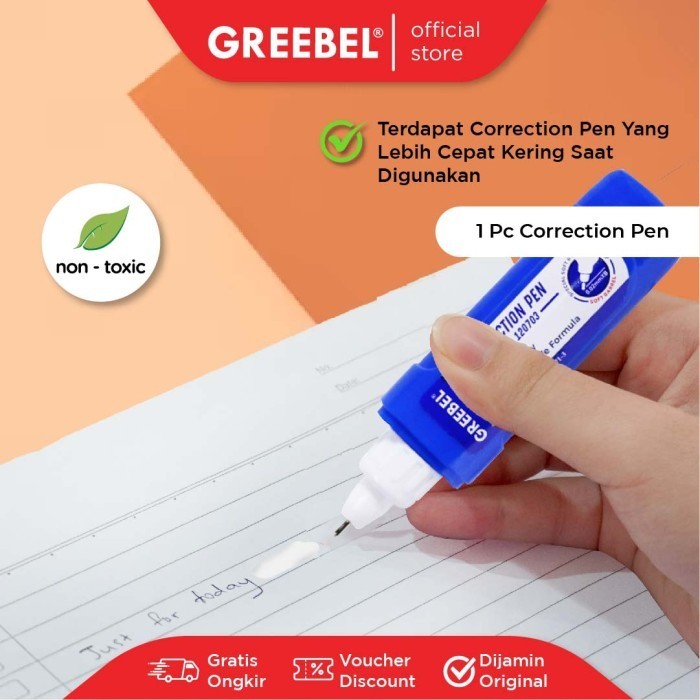 

promo ✨ -GREEBEL Paket Alat Tulis x Hilarious/Stationary/Stationery Set