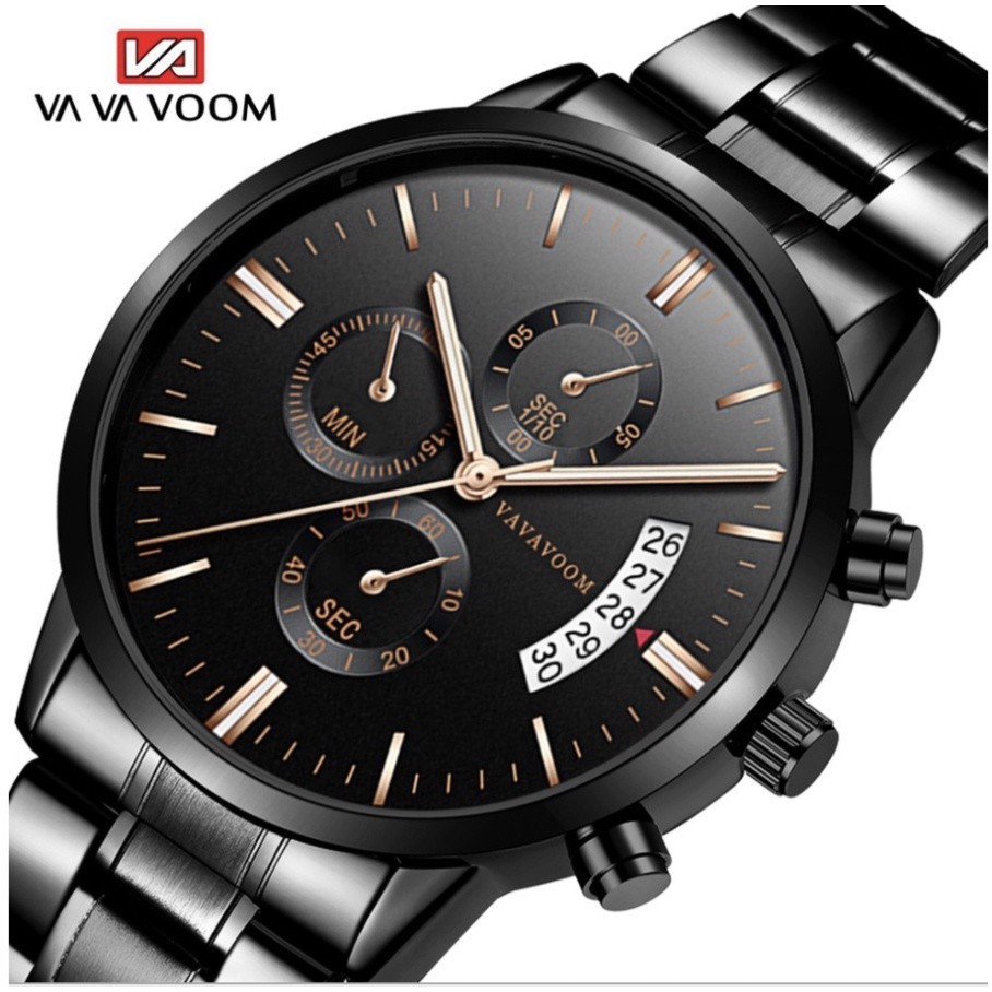 Promo TERMURAH Jam Tangan Pria Vava Voom 214 / 8226 Va Va Voo Stainless Premium Original