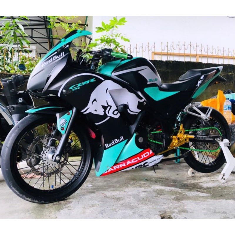 Decal sticker striping fullbody CBR 150 k45 redbull