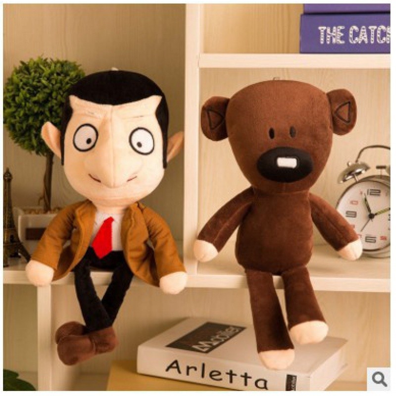 Fun Mr Bean Cute Animal Stuffed Doll Pillow Decor Soft Children Gifts Teddy Bear Plush Toy Comedy Ca