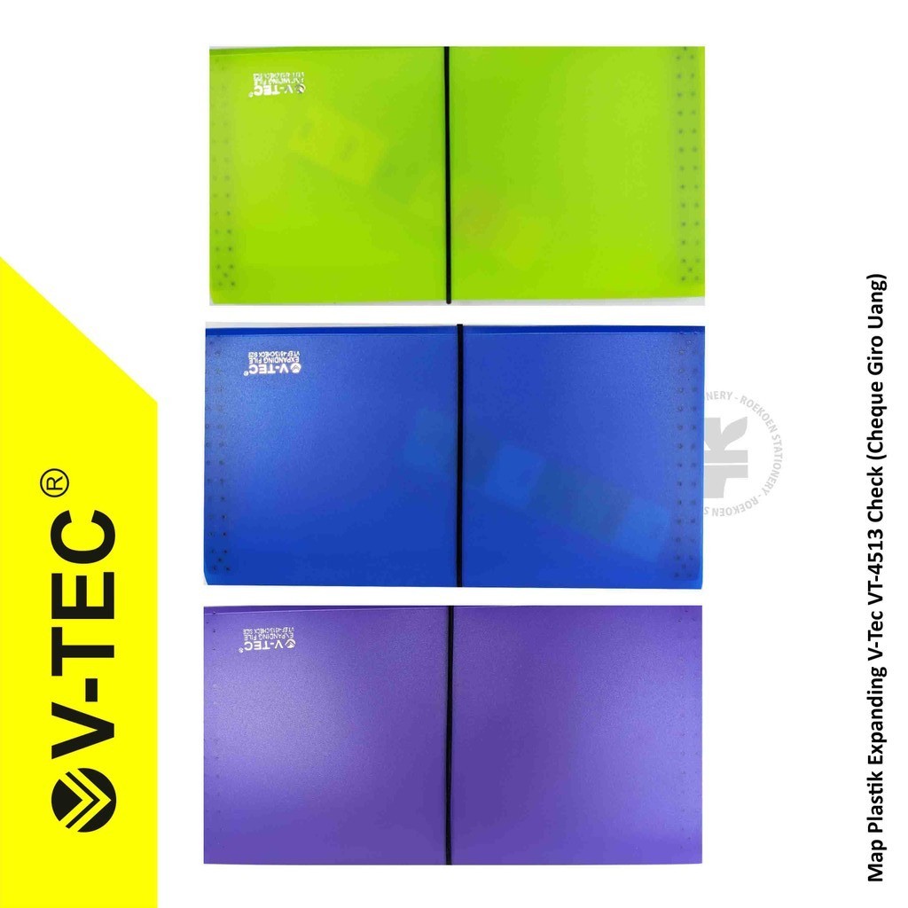

V-TEC Expanding File Cheque Size VT-4513 (Cek/Giro/Kuitansi)