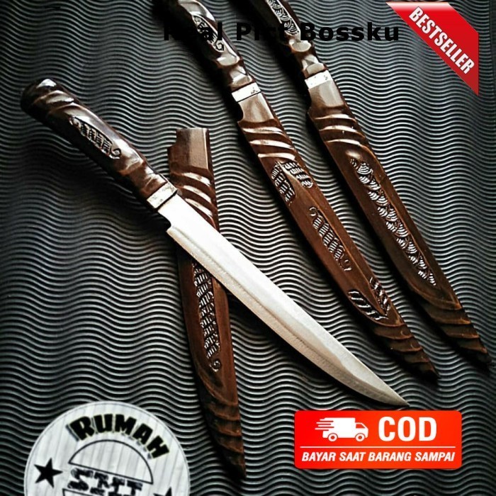 COD Golok Tarisi Golok Sembelih Hewan Qurban Kayu Rasamala Baja Per