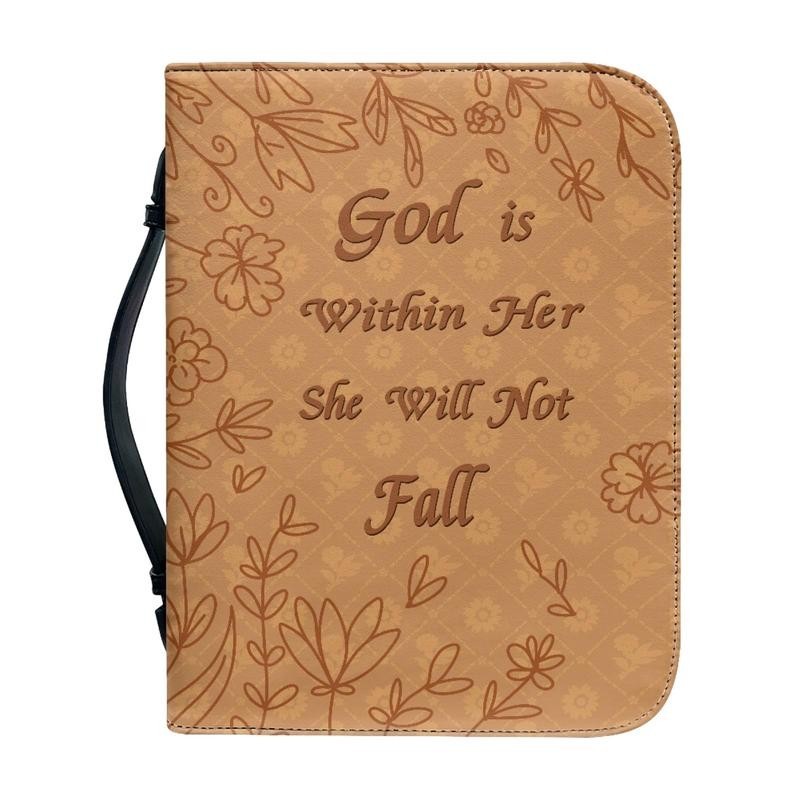 

Bible Cover Case Portable Book Cover Tote Bag PU Leather Bible Protective Cover Manual Protective Cover For Reading Lover Gift