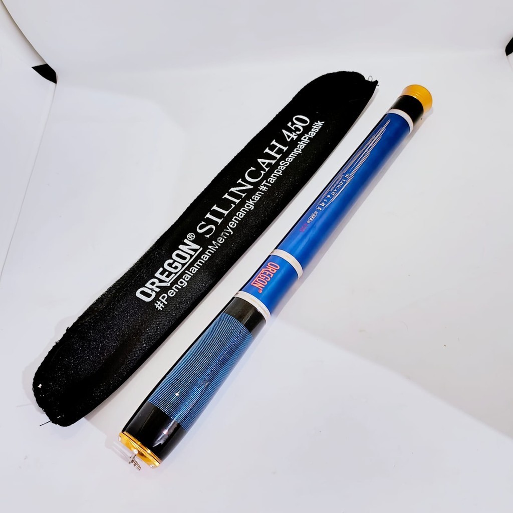 Joran Pancing Tegek Oregon Silincah 450 Bahan Carbon Kaku Ruas Pendek Panjang 4,5 Meter Tangkai Alat