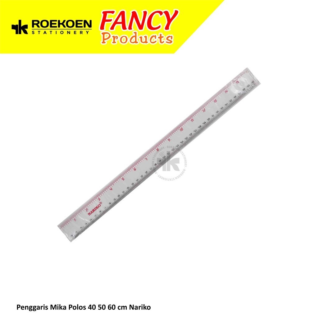 

Nariko Penggaris Plastik 40cm Polos