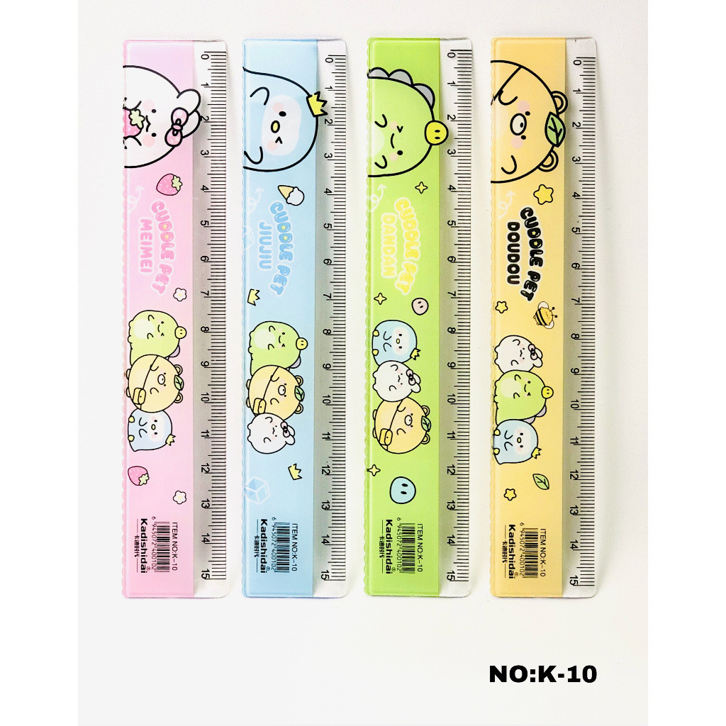 

Penggaris Impor 15 cm K-10 BUNNY Mistar Bahan Plastik Ruler Fancy Satuan - SHABQ