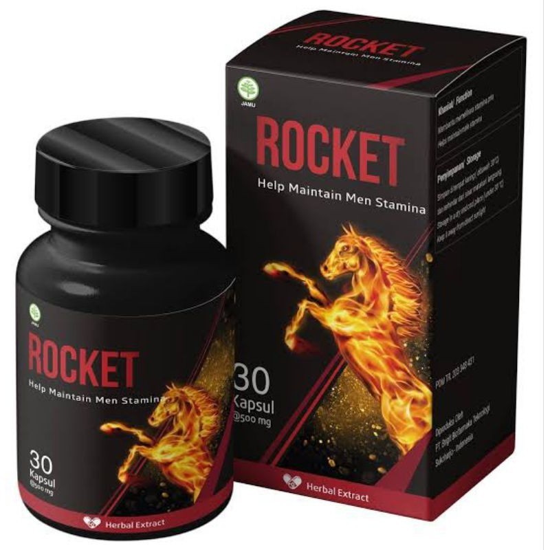 ROCKET Asli obat suplemen vitalitas pria 100% jaminan original ampuh herbal resmi BPOMFree shipping
