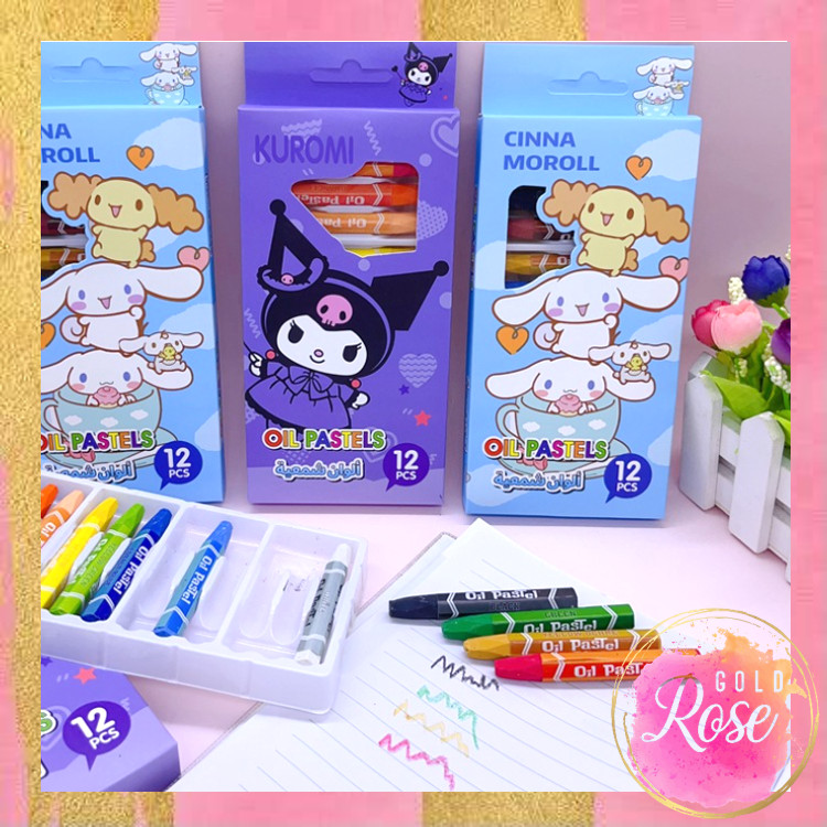 

ℛ - S6357 Crayon Oil Pastel Motif Karakter Lucu / Alat Tulis Krayon Mewarnai Anak Sekolah