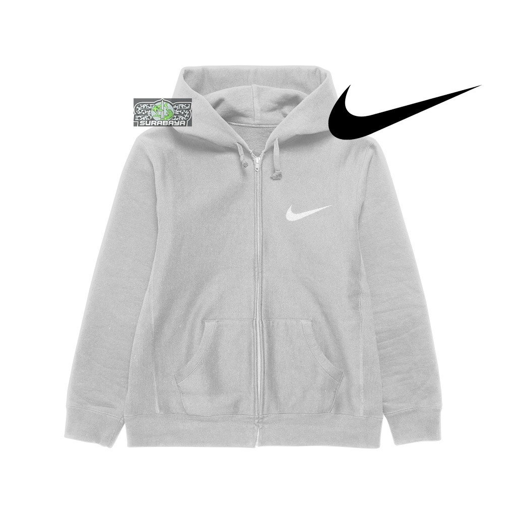 COD Jaket Anak Laki Laki Hoodie Anak Perempuan Polos Zipper Cowok Cewek Motif NIKE SPORT Usia 3 4 5 