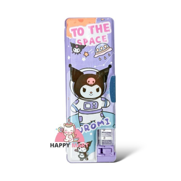 

NEW ! BEST SELLER Kotak pensil MAGNET OUTERSPACE kuromi / melody / cinnamoroll - Kuromi