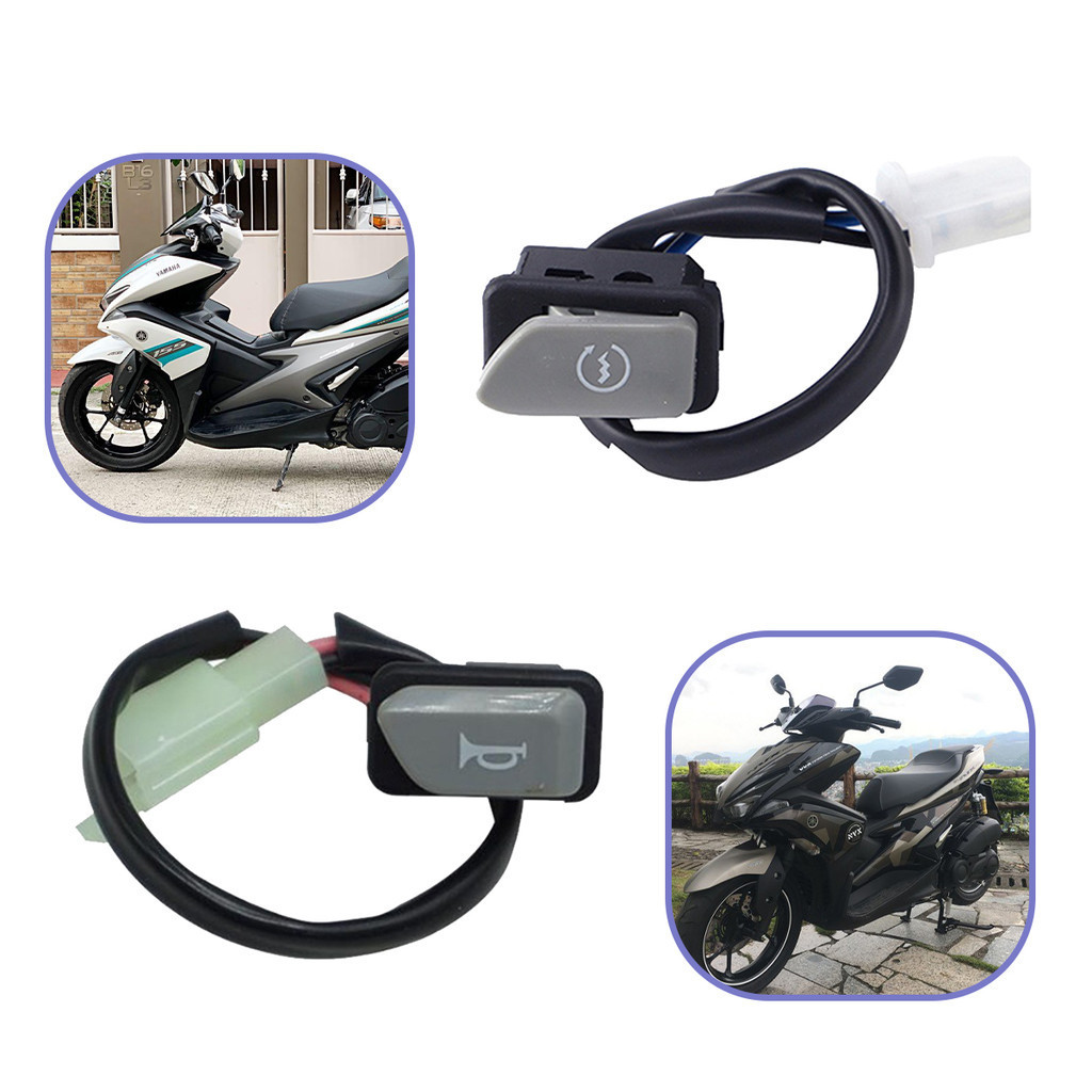 Aksesoris Sepeda Motor Modifikasi Switch Yamaha AEROX Horn Start Switch Lampu depan Power Switch