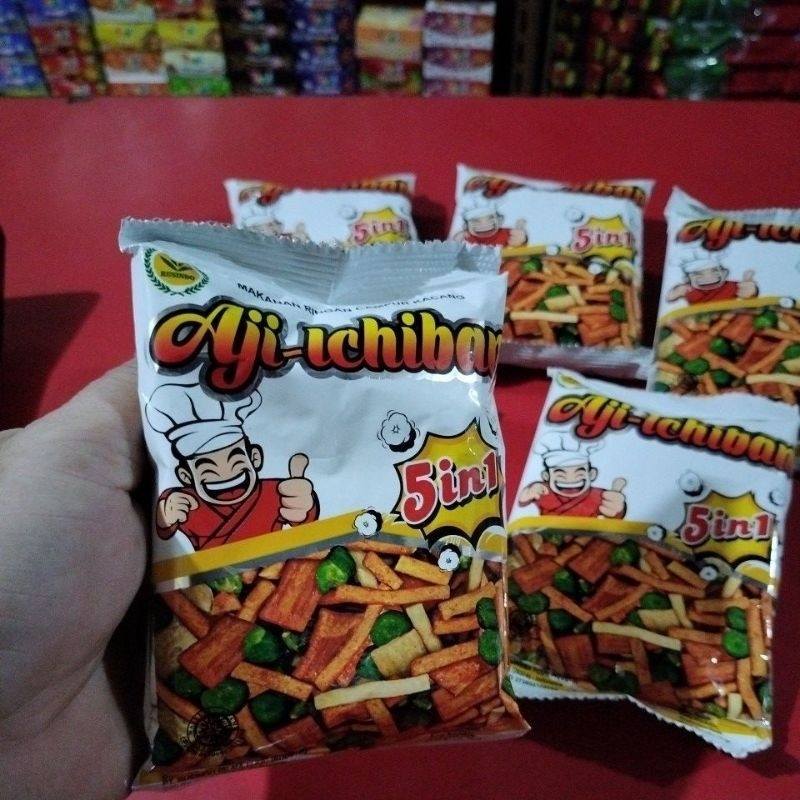 

AJI-ichiban 5 in1 harga 5 pics@15g berat besih 75gram