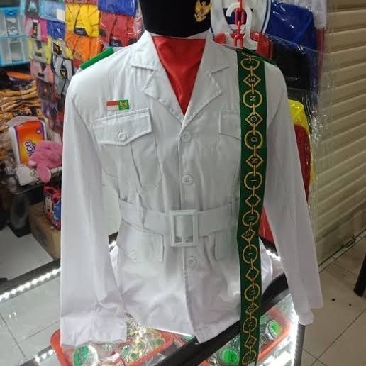 PRODUK TERLARIS SETELAN SERAGAM PASKIBRA PDU 1 PRIA/WANITA FULL ATRIBUT - Pria, XL