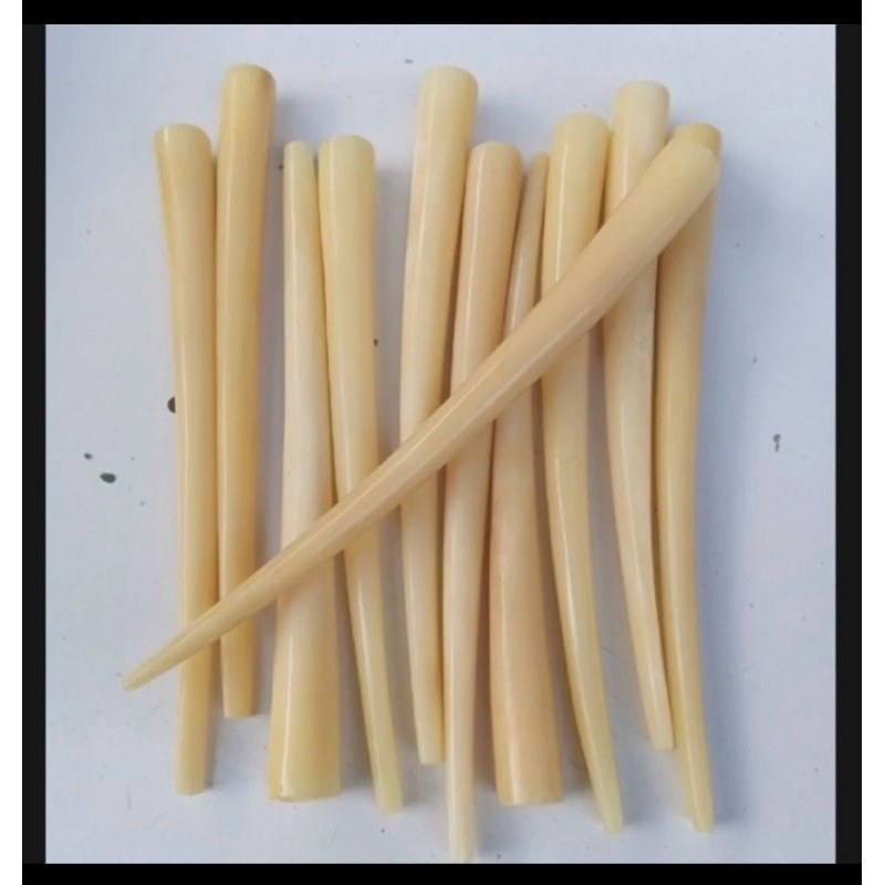 once pipa tulsap tulang sapi panjang 14-15 cm super glowing