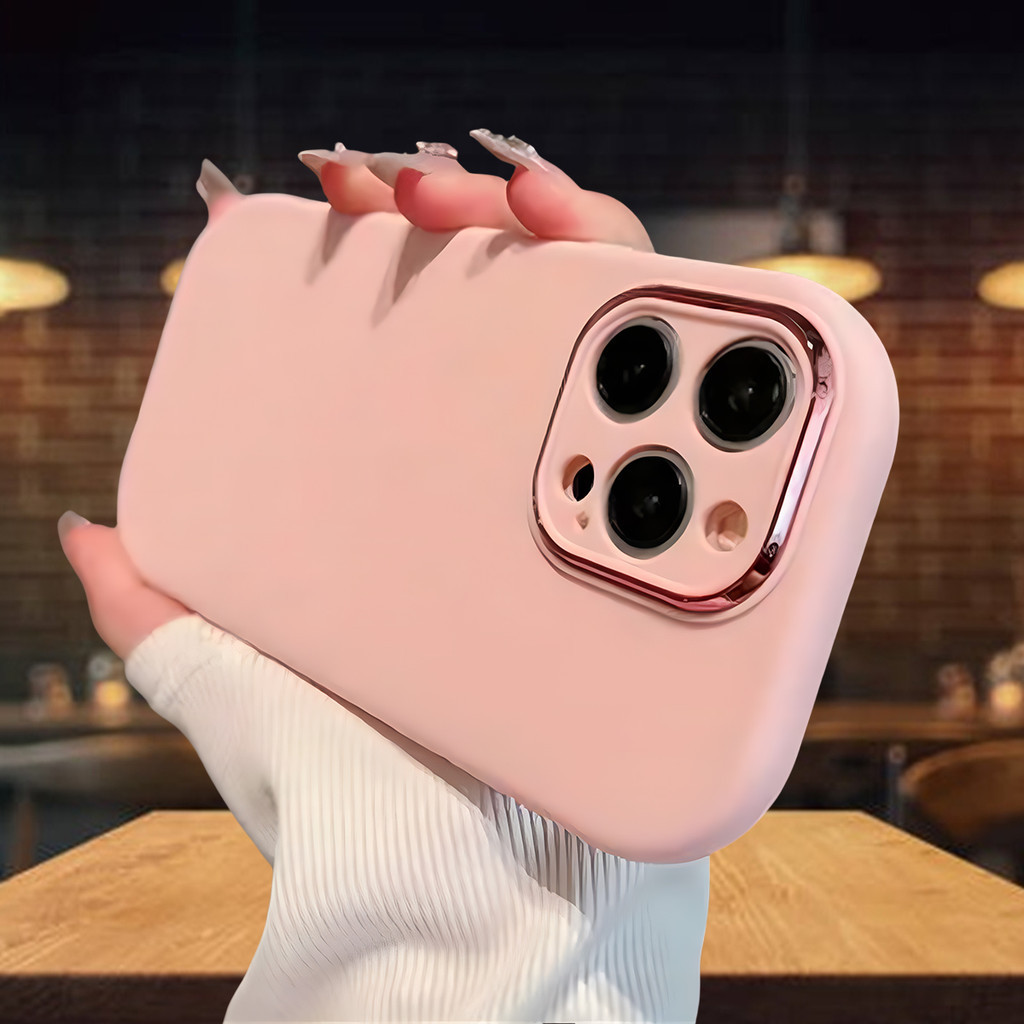 Lucu Lembut Silikon Permen Warna Casing Telepon Untuk iPhone 15 14 13 12 11 Pro Max SoftCase iPhone