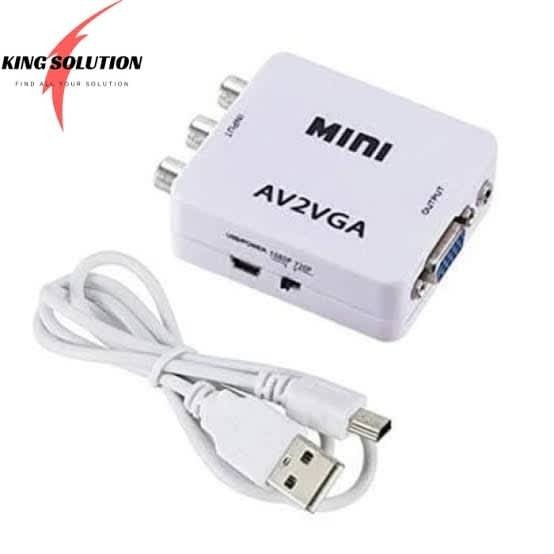 AV RCA TO  VGA CONVERTER AV2VGA