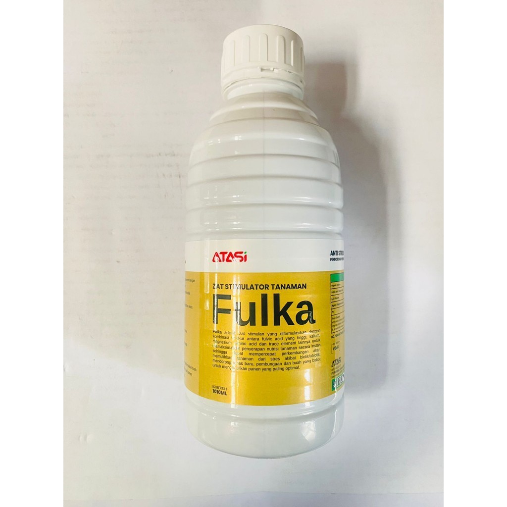 Pupuk Zat Stimulator Pemulih Stres Tanaman FULKA isi kemasan 1010ml dari AGUNA TAMA SEDAYA