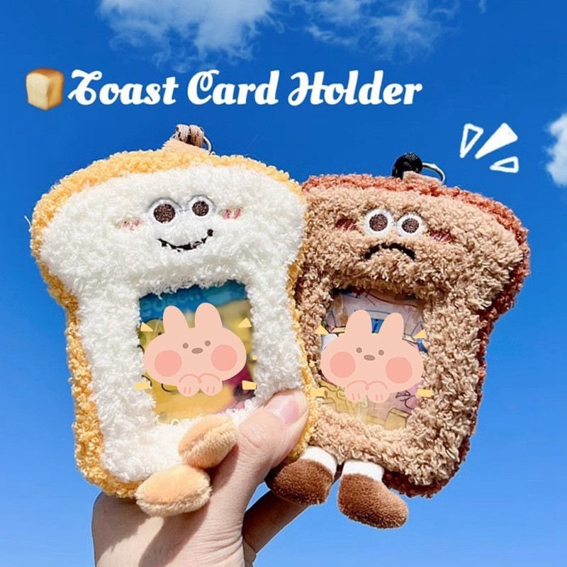 

Kawaii Plush Photocard Holder Mini Bus Card Pouch Cute Crossbody Credit ID Card Bank Cards Protective Case Picture Photo Sleeves