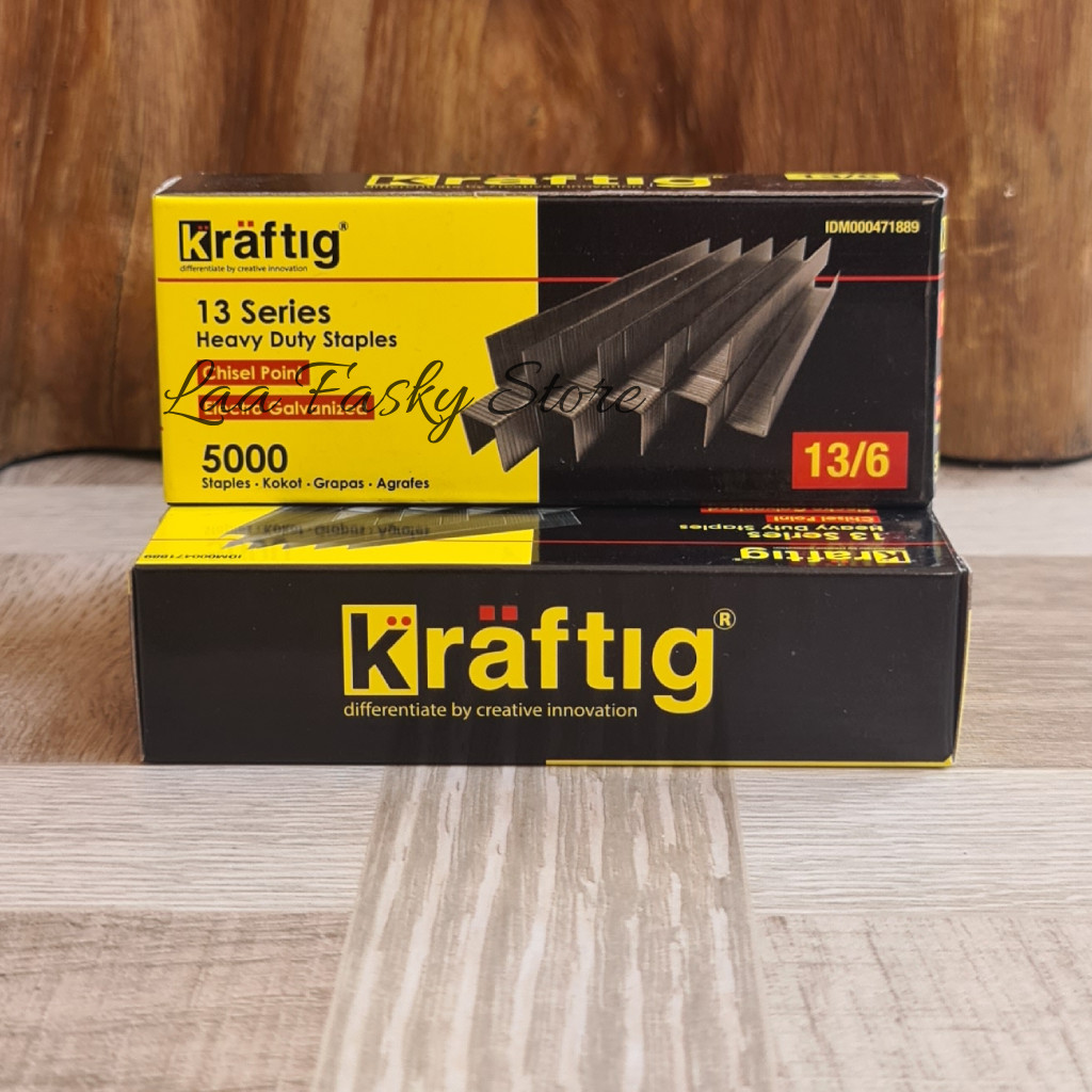 

Isi Staples Tembak / Manual 13/6mm Merek Kraftig