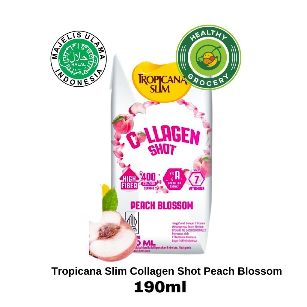 

Tropicana Slim CollagenShot Peach Blossom 190ml