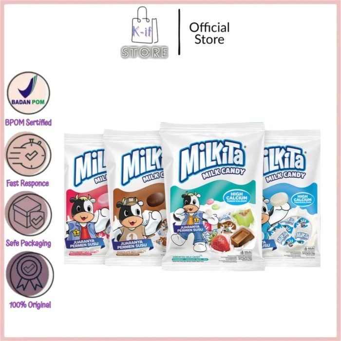 

[K-ifstore] Milkita Permen Rasa Susu 112g