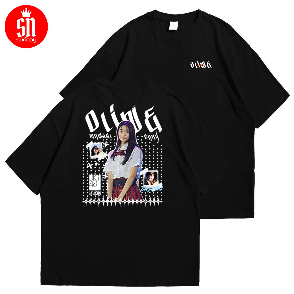 [ TERLARIS NO 1 KAOS JKT48 ] Kaos Oline Streetwear JKT48 - Oline Manuel Chay - Kaos JKT48 - Unsiex P