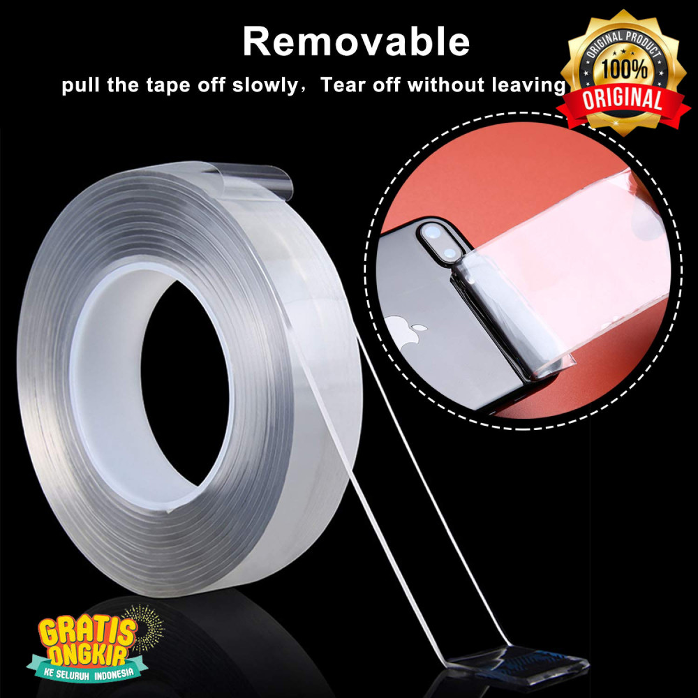 

Double Tape Perekat Acrylic Nano Washable Adhesive 2M - TV030