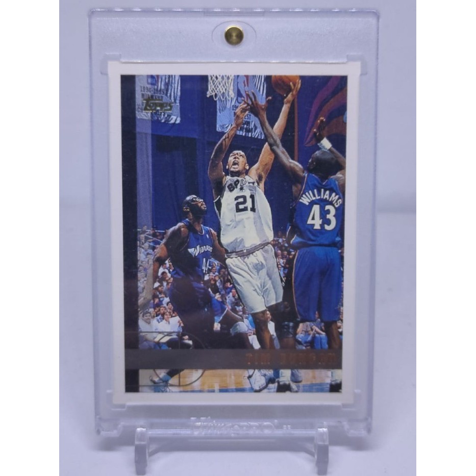 ORIGINAL Kartu Basket NBA 1997 TOPPS Tim Duncan RC HOF SPURS - RARE