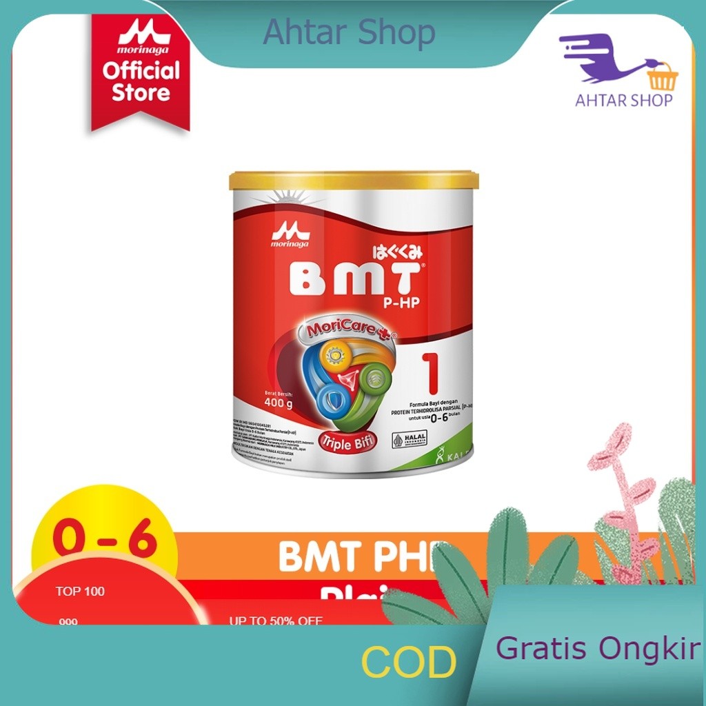 Morinaga BMT PHP Susu Formula Bayi 0 6 bulan 400g Sufor