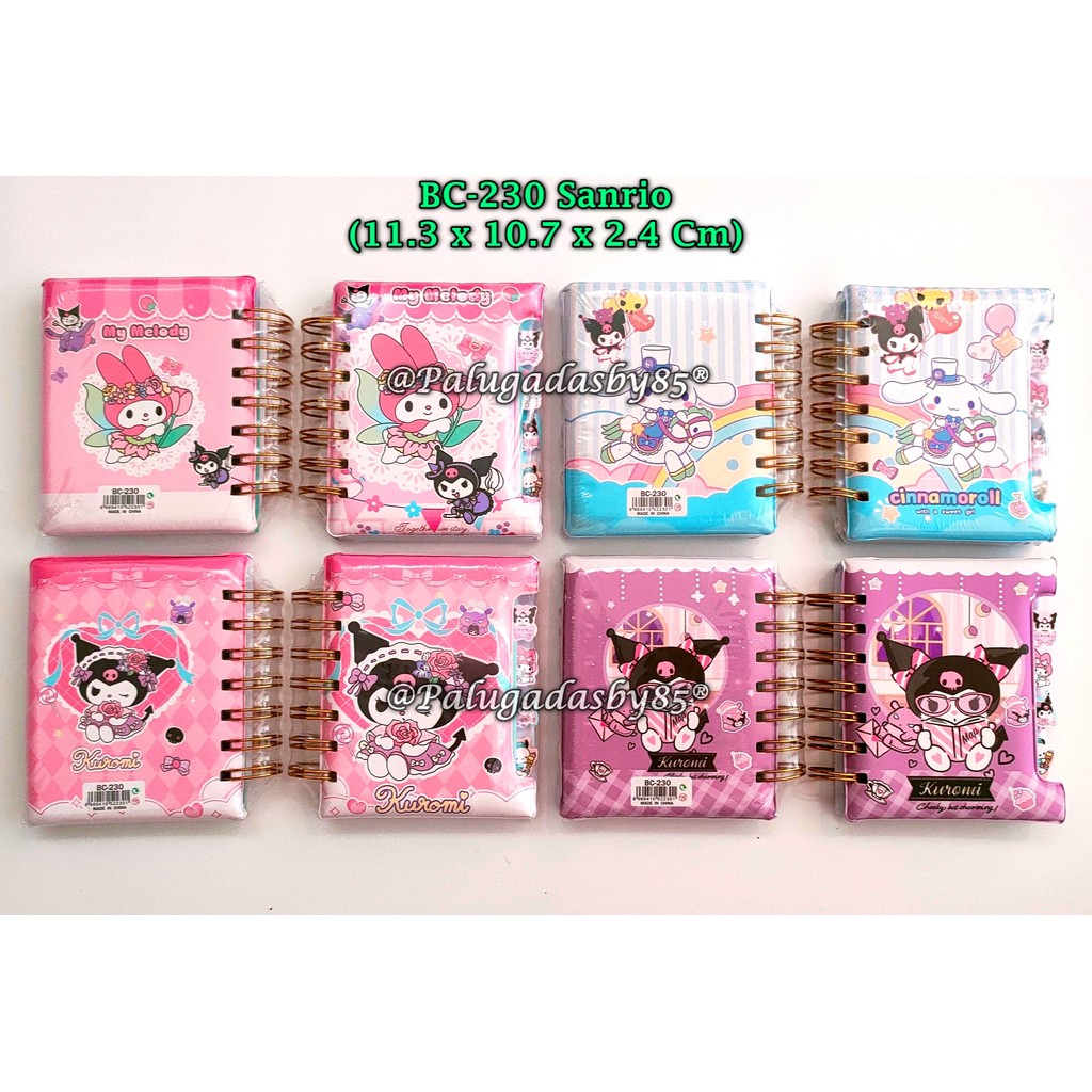 

(1 Biji) Buku Spiral Sanrio 62 Lembar 11.3 x 10.7 x 2.4 Cm / Spiral Book GXIMP BC-230