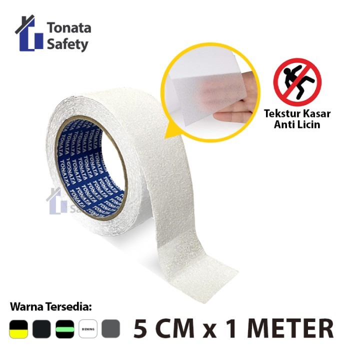 

Anti Slip Tape / Lakban Anti Licin Bening Transparan 5 cm x 1 Meter
