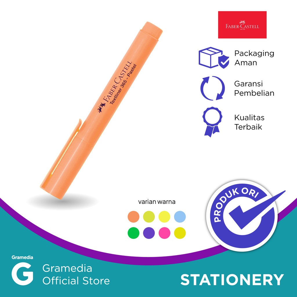 

Faber-Castell Textliner 365 Pastel Coral Red