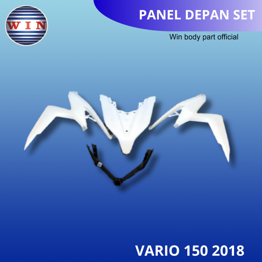(SET) PANEL DEPAN SET VARIO 150 2018 WIN TAMENG DEPAN SET COVER BODY DEPAN VARIO 150 2018 MERK WIN