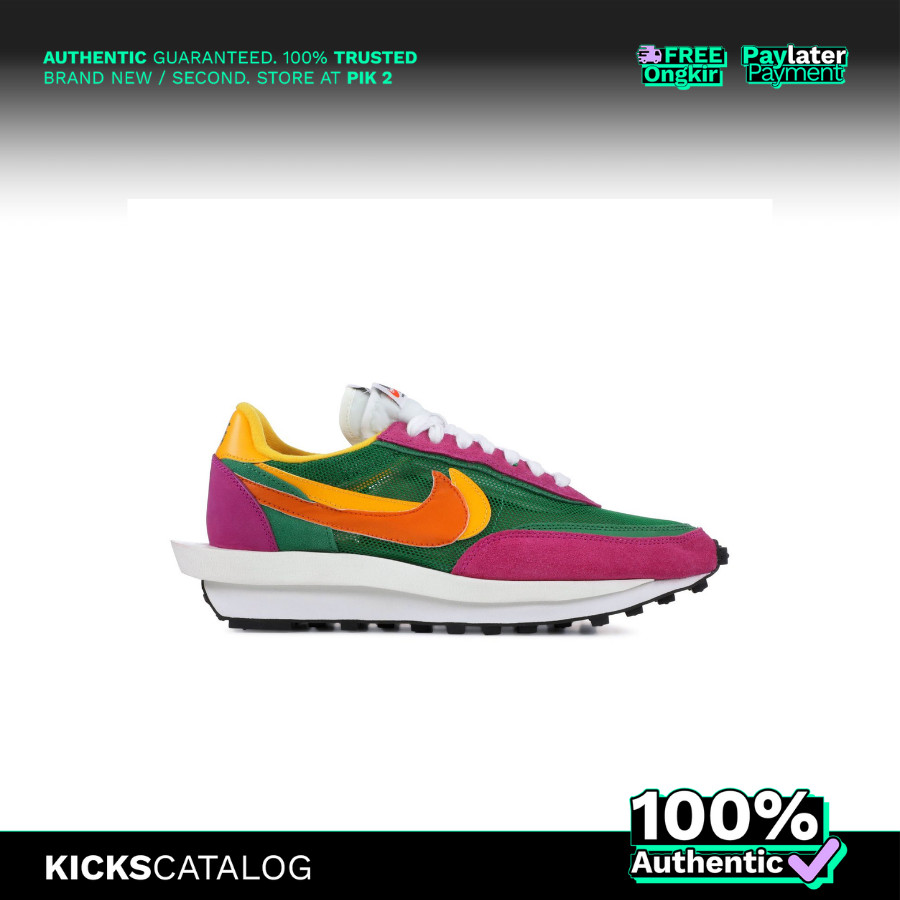 Nike LD Waffle Sacai Green Purple - 100% Authentic | BNIB