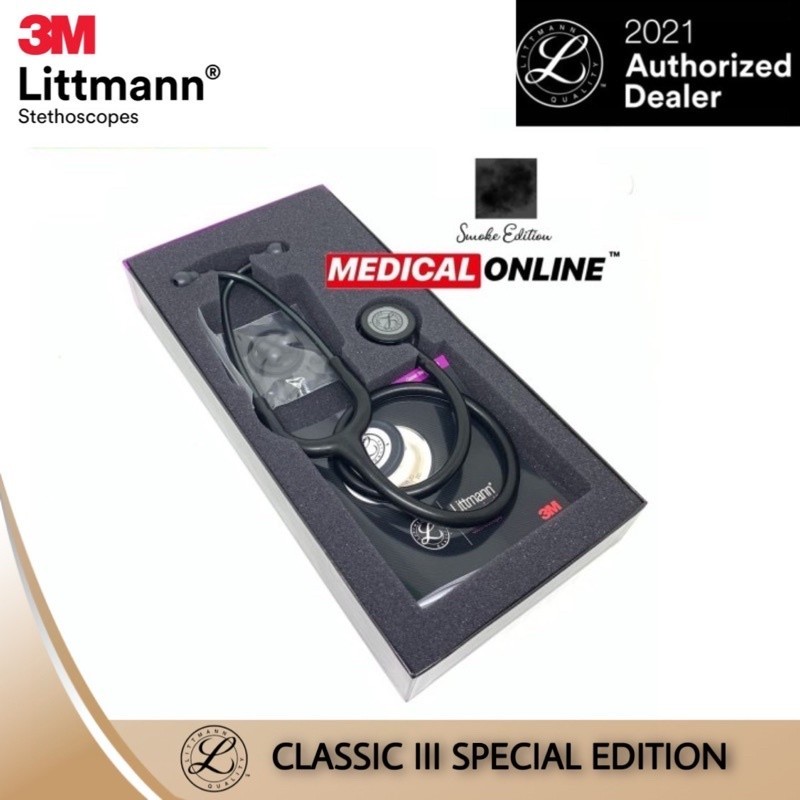 3M STETOSKOP LITTMANN CLASSIC III BLACK SMOKE 5811 LIMITED EDITION LITMAN CLASSIC 3 MEDICAL ONLINE