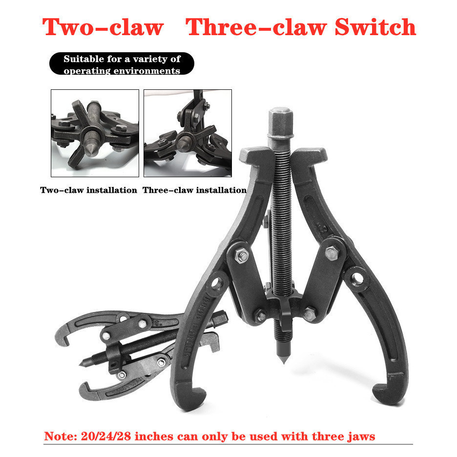 

Treker Bearing 3 Kaki 4" 6" Inch Gear Puller 3 Jaw Tracker Alat Melepas Bearing Gear Dapat Diganti