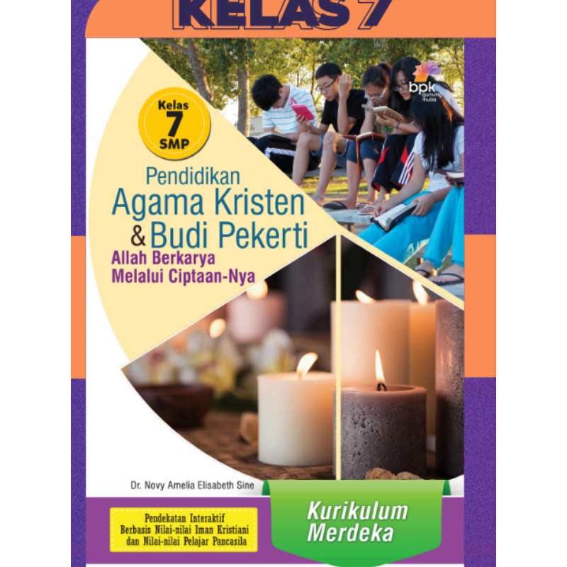 ✨TERLARIS ✨Buku AGAMA KRISTEN Kelas 7 Kurikulum Merdeka BPK Gunung Mulia - Kelas 7