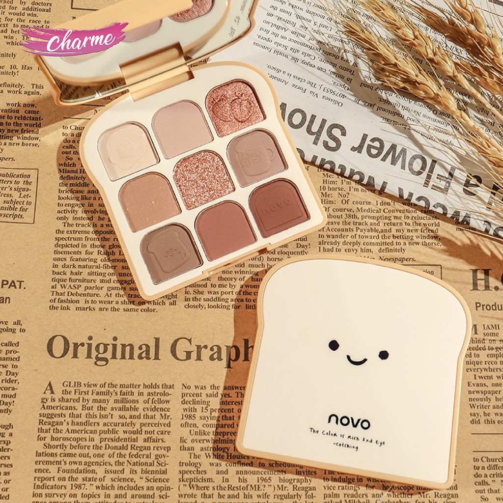 (READY STOCK) NOVO 5645 Sunny Soft Toast Eyeshadow Palette