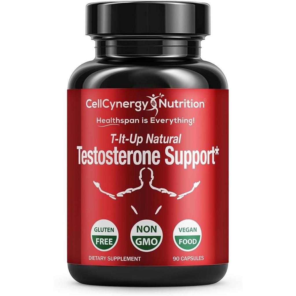 CellCynergy Nutrition Testosterone Booster Vitamins Suplemen Fitness