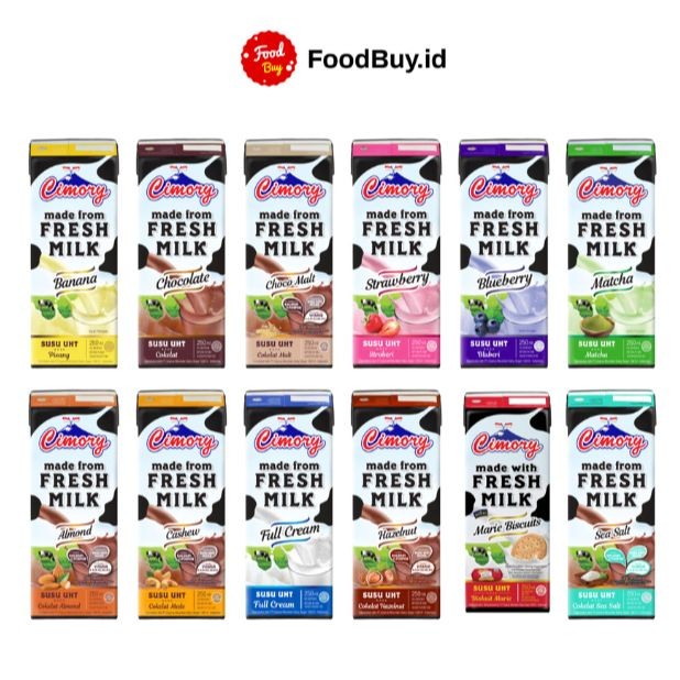 

Cimory Susu UHT Fresh Milk 250 ml