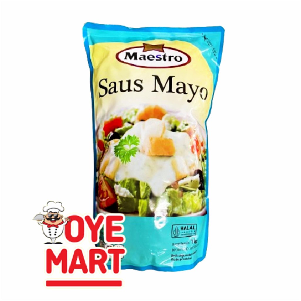 

MAESTRO SAUS MAYO 1KG / MAYONAISE MANIS / SALAD DRESSING