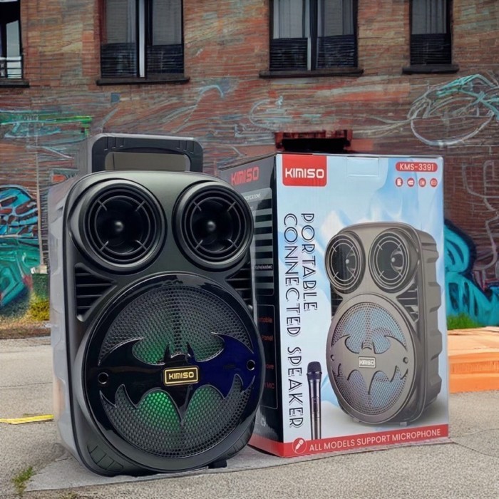 SPEAKER 6,5 INCH MURAH KMS 3391 / 3396 SPEAKER BLUETOOTH KIMISO MODEL cod