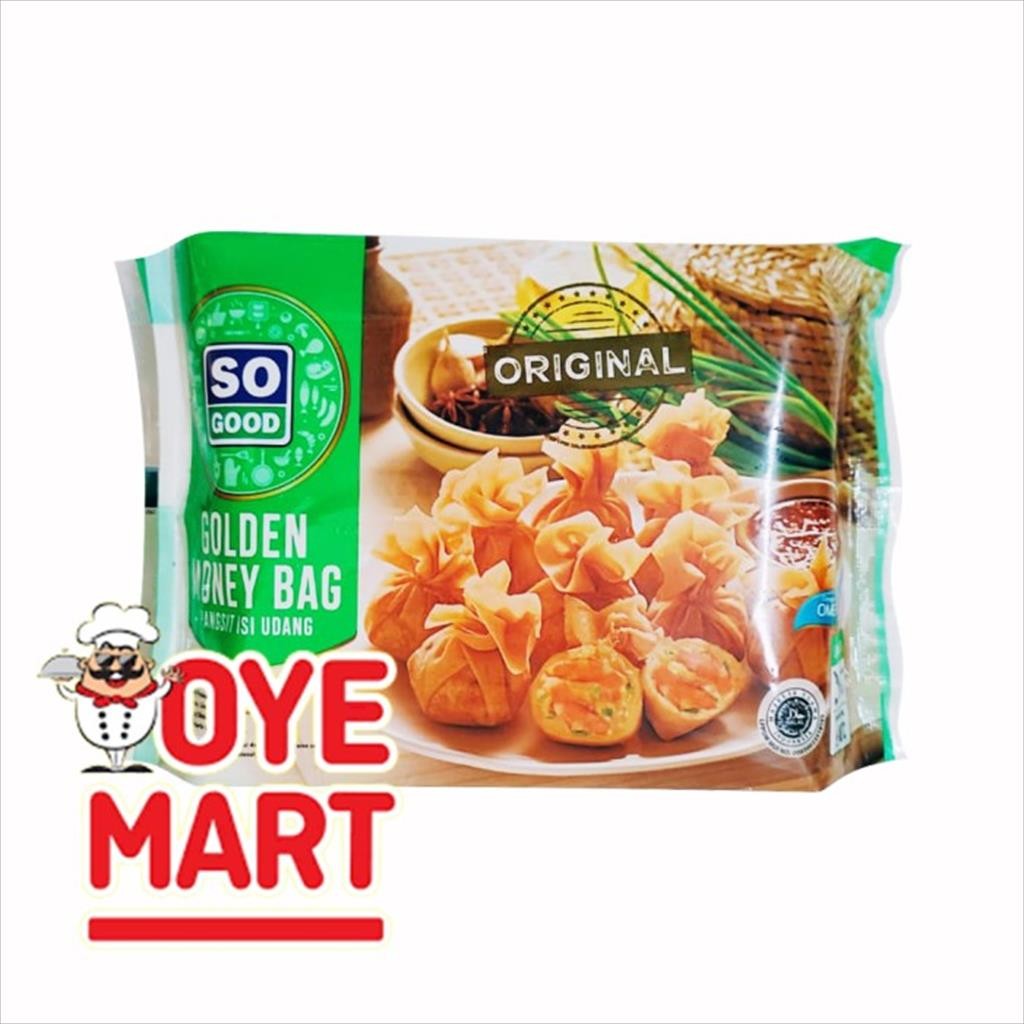 

SO GOOD GOLDEN MONEY BAG ORIGINAL 144GR LUMPIA UDANG