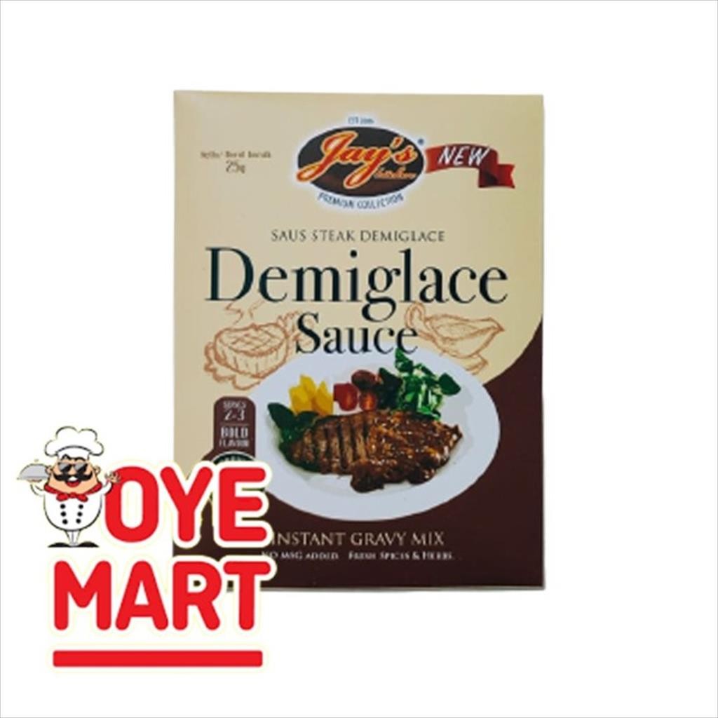 

JAYS DEMIGLACE SAUCE 25G / SAUS STEAK DEMIGLACE 25G