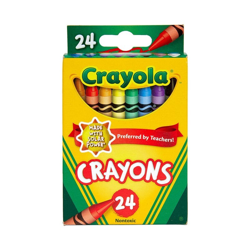

Crayola Classic Color Pack Crayons, 24 Count Painting Drawing Pen for Kids Birthday Gift